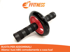 AB TRAINER ERGONOMICO RUOTA ALLENAMENTO ADDOMINALI ABS PETTO SPALLE SCHIENA 