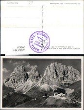 292625,Trentino Trento Rifugio Maria Flora al Passo di Sella Bergkulisse b. Cana