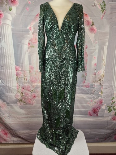 Maxi abito barrus london verde - maxi,
