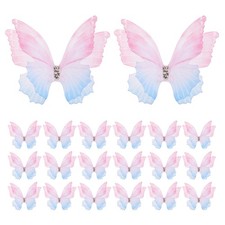 20Pcs Organza Butterflies