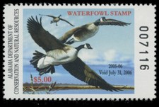 2005  Alabama State Duck Stamp