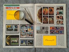 Francobolli Primo Compleanno della Luna1970-Articolo-"il Giornalino"sett.ragazzi