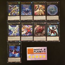 LOTTO 9 CARTE NUMERO in italiano YUGIOH rarità MISTE yu-gi-oh! DA COLLEZIONE