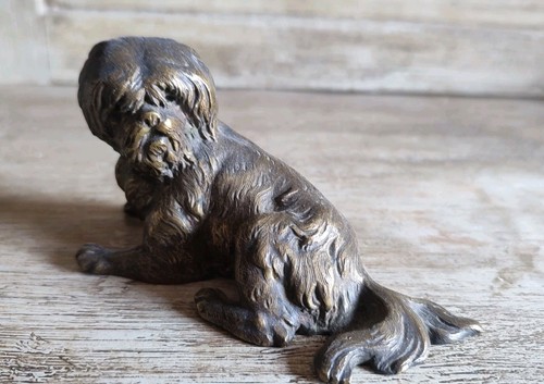 Ancien chien bronze - chien, en