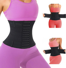 Donna Fascia Addominale Waist Trainer Regolabile, Snellente Cintura Pancia Avvol