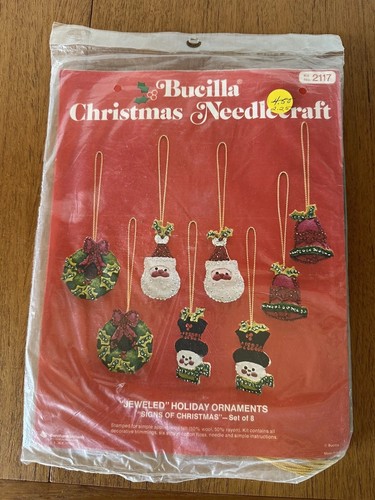 Vintage bucilla natale feltro - bucilla,