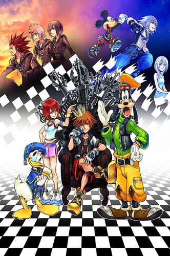 Kingdom hearts key art ps2 - kingdom,