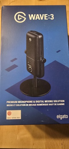 Elgato wave microfono - wave:3, nero