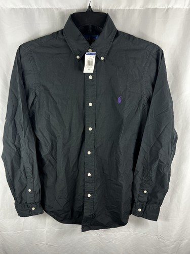 Polo ralph lauren nera manica - polo,