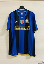 Maglia calcio Inter 2008/09 Nike Materazzi 23 Italia Football shirt