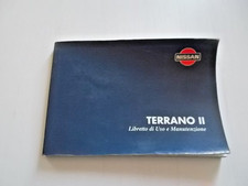 LIBRETTO USO E MANUTENZIONE NISSAN TERRANO II 2.7 R20 Manuale Orig. Italiano