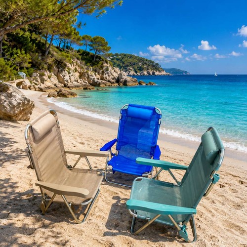Sedia mare reclinabile - sedia, in