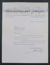 Fattura 1956 PARIS EMPIRE