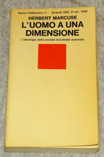 L'UOMO A UNA DIMENSIONE HERBERT MARCUSE EINAUDI 1967