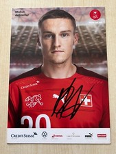 Autografo MICHEL AEBISCHER-Nazionale SVIZZERA-ASF-SFV-FC Bologna-firmatoAK
