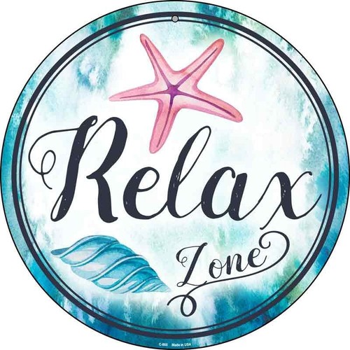 Relax zone novelty round - relax,