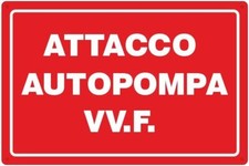Cartello segnaletico attacco - cartello,