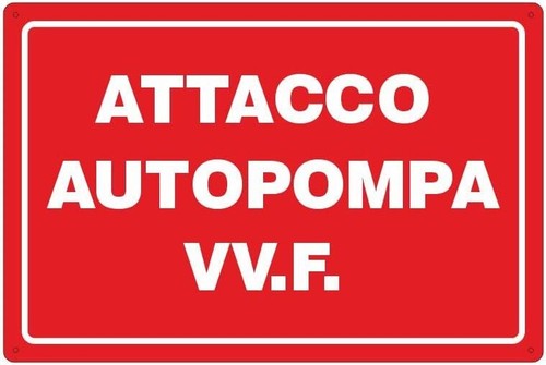 Cartello segnaletico attacco - cartello,