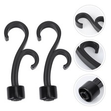  2 PCS Ganci Per Bastone Tende Finali Bastoni Accessori Canna Romana Decorativi