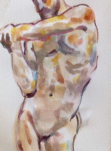 Dipinto originale nudo