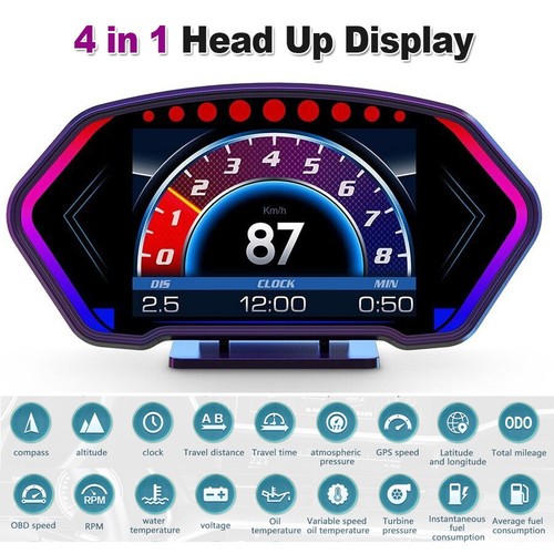 Obd gps hud auto head - obd+gps,