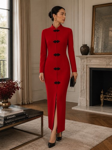 Abito zara rosso mandarino - abito, xl