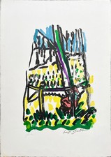 Luigi BARTOLINI - Anna nei boschi - 1961 litografia originale firmata