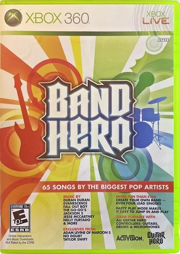 Band hero xbox 360 - band, (game