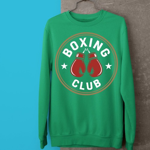 Felpa boxing club rosso - club,