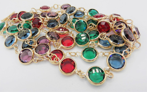 Collana lunetta swarovski - collana,