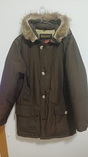 woolrich Artic parka uomo Originale Piumino 100 % Marrone 