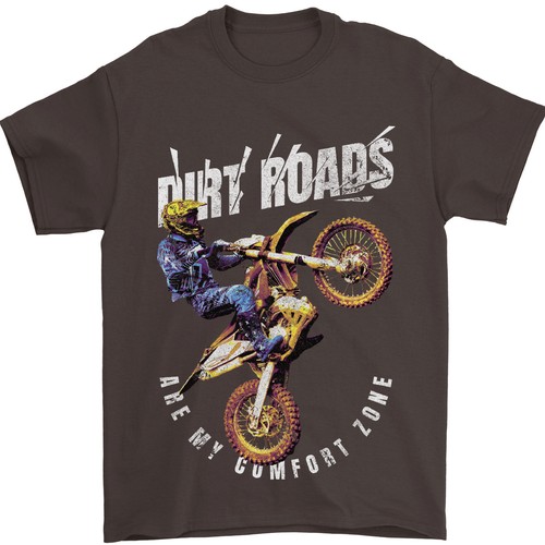 Motocross dirt roads shirt - motocross,