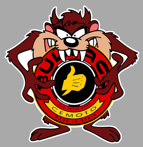 Bultaco taz sticker vinyle - bultaco,