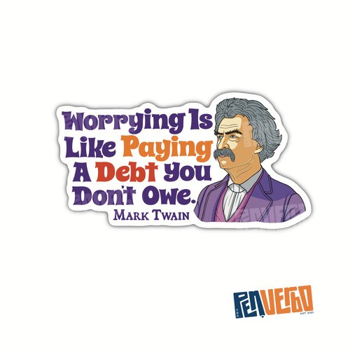 Adesivi citazione mark twain - adesivi,