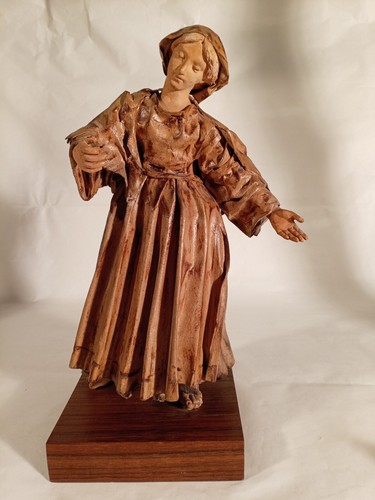 Statua cartapesta terracotta - statua,