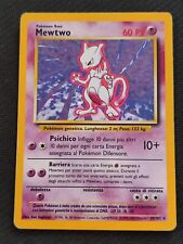 Mewtwo 10/102 Rara Holo Leggendario Set Base Pokémon Old Wotc 