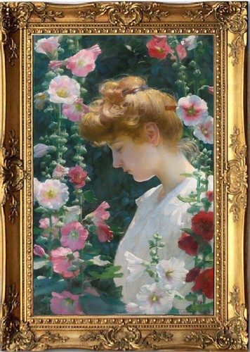Dipinto mano ragazza - a,