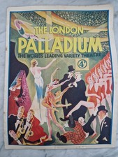 The LONDON PALLADIUM, Programma Teatrale 1932