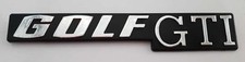 - VOLKSWAGEN GOLF GTI - SCRITTA STEMMA SIGLA LOGO TARGHETTA BADGE EMBLEMA FREGIO