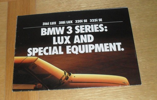 Brochure bmw serie lux - &, se