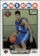 2008-09 Topps Chrome #186 Danilo Gallinari Refractors