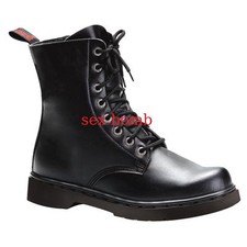 MENS lace-up ankle boots heel