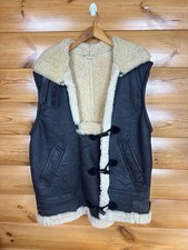 Gilet pelle shearling