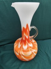 Vaso design Opalino Firenze Carlo Moretti, vetro, Made in Italy