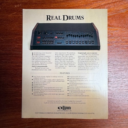 Vintage linn electronics 1 - linn,
