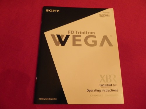 Sony trinitron wega tv - fd,