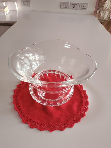 Vaso cristallo centro tavola