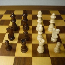 Set pezzi scacchi legno - pezzi,