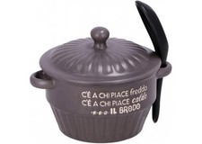 Zuppiera in ceramica con