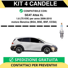 KIT 4 CANDELE per SEAT Altea
